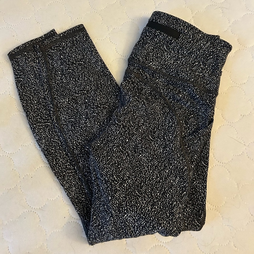 Athleta Black and White Leggings